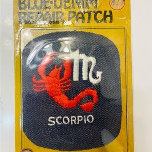 Vintage Scorpio Iron-on Patch